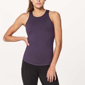 Lululemon Final Lap Tank Black Currant